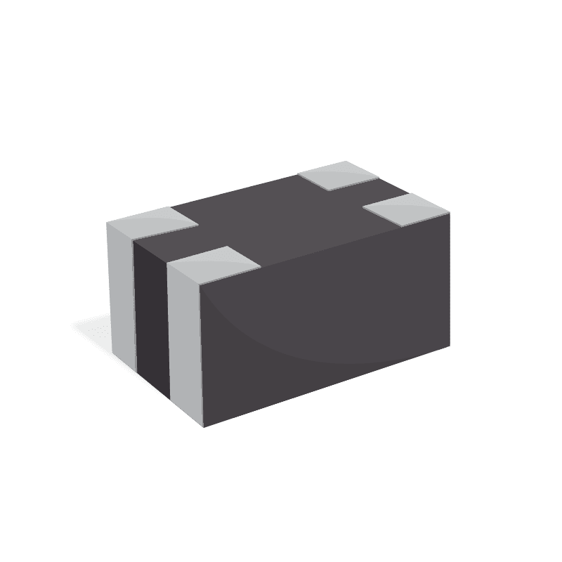 Common Mode Choke, MCZ Series, 0.1 A, 45 Ohm, 1.25 mm x 1 mm x 0.5 mm