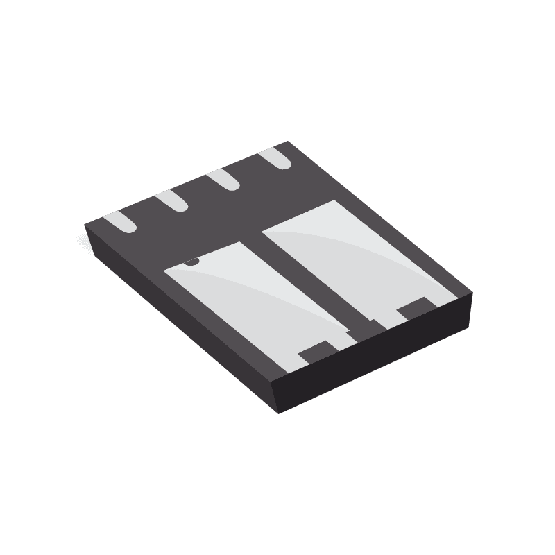 Transistor MOSFET Array Dual N-CH 40V 40A 8-Pin PowerFLAT T/R