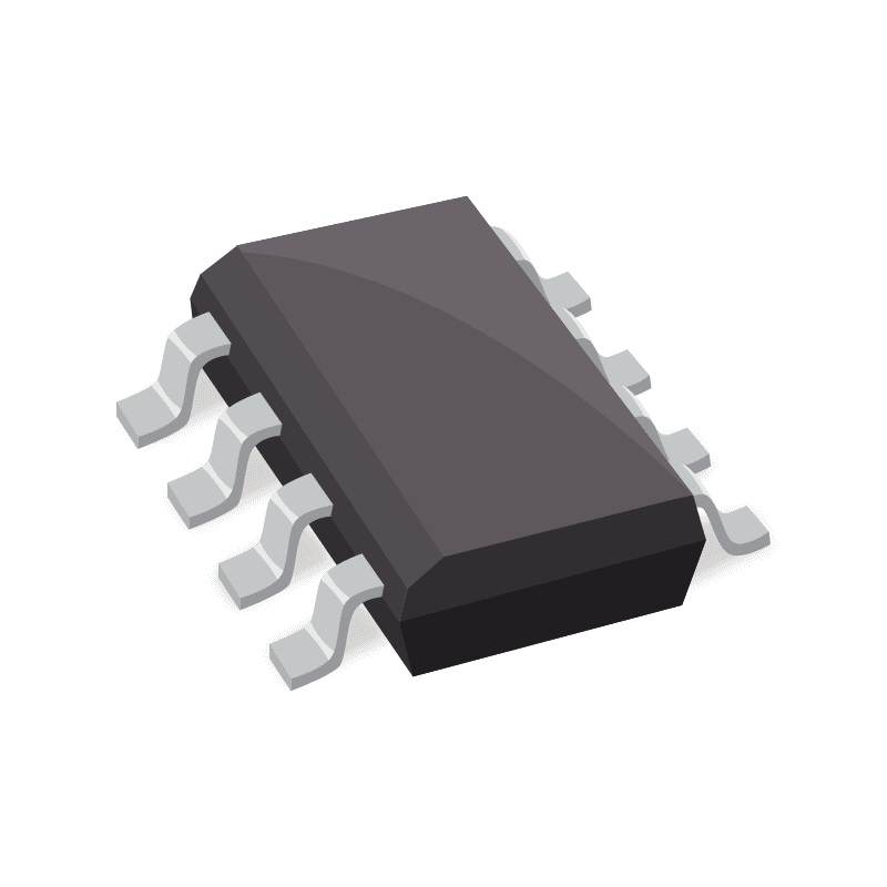 Optocoupler Logic-Out Open Collector DC-IN 2-CH 8-Pin SOIC T/R