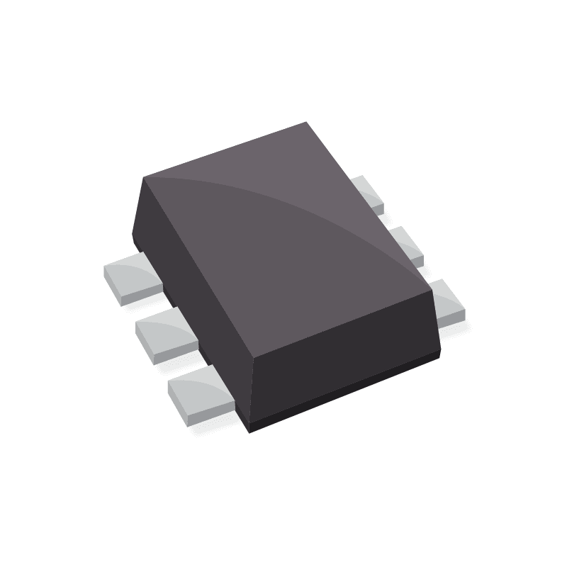 ±0.5°C 1.4V-to-3.6V digital temperature sensor with I²C/SMBus 6-SOT-5X3 -40 to 125