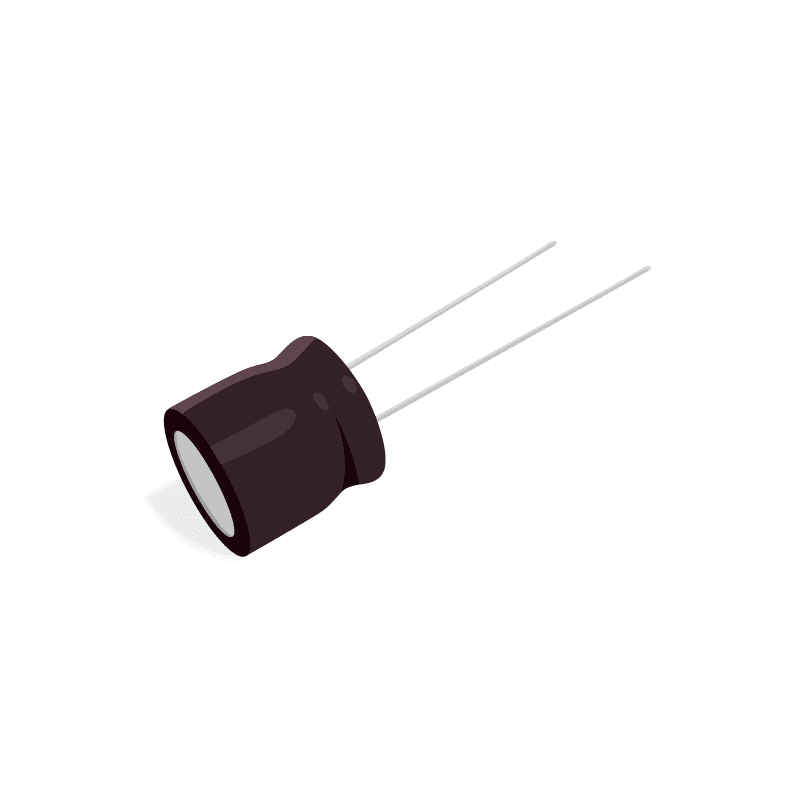 RS Series 2200 uF 35 V 85°C Ø18 x 20mm LS=7.5mm Radial Aluminum Electrolytic Cap