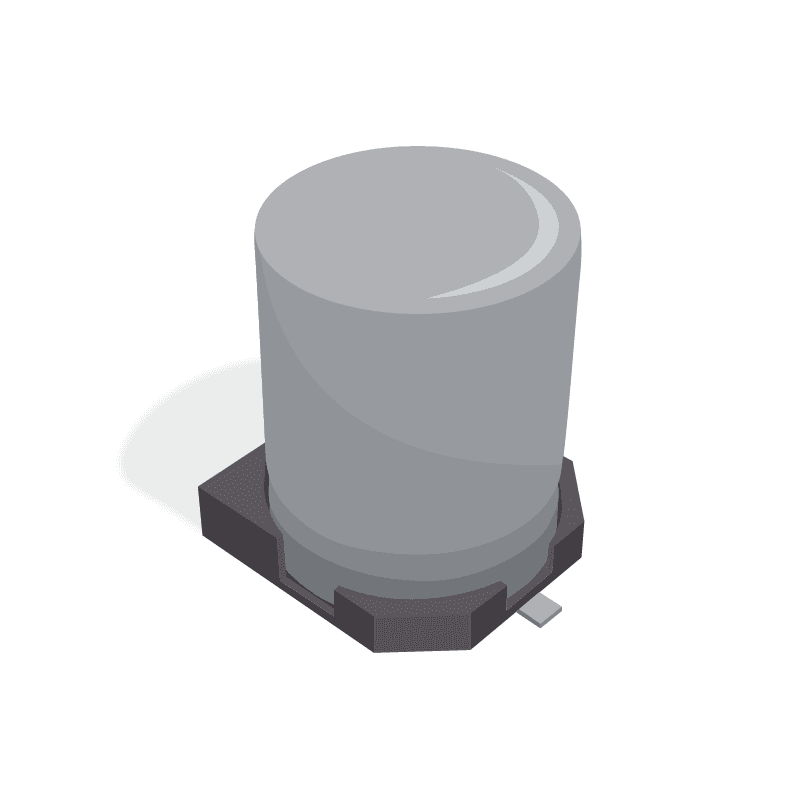 Cap Aluminum Polymer 270uF 16VDC 20%( 6.3 X 9.9mm) SMD 0.008 Ohm 5800mA 5000h 105C T/R