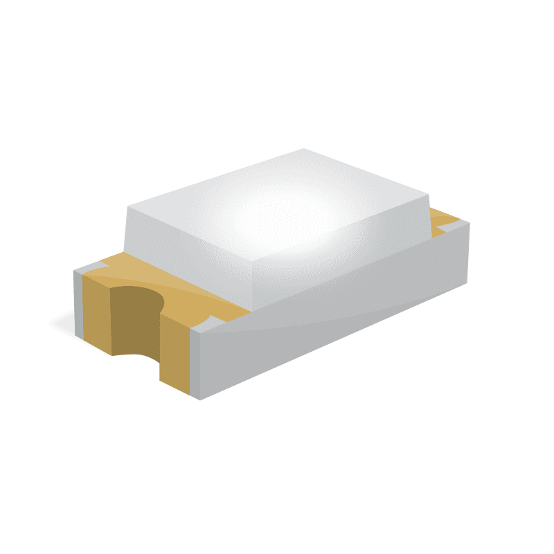 LED Uni-Color Red 2-Pin Chip 0603(1608Metric) T/R