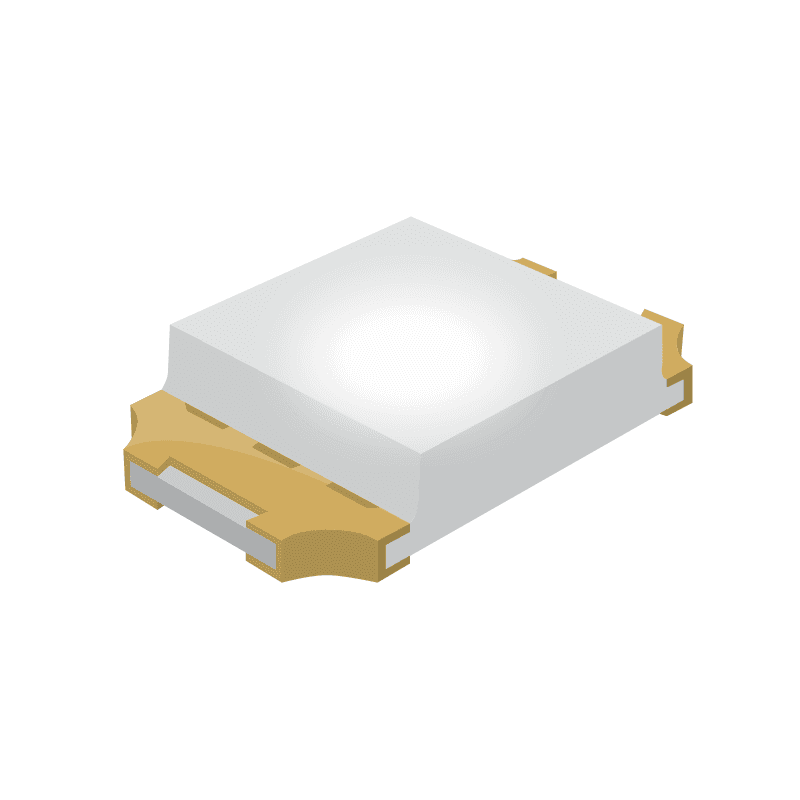LED Tri-Color 468nm/518nm/632nm 6-Pin SMD-B T/R