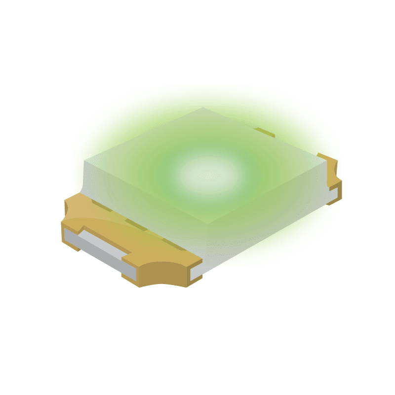 LED Bi-Color Green/Yellow 4-Pin Chip 1208(3020Metric) T/R