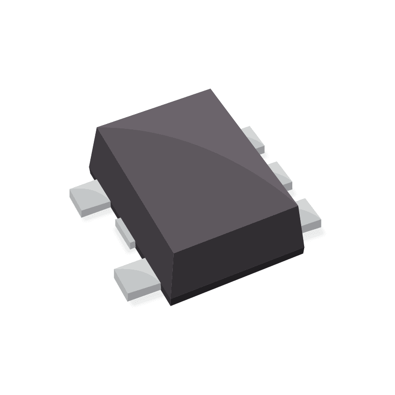 DIODES INC. AH1883-ZG-7 Hall Effect Sensor, Omnipolar, 0.5 A, SOT, 5 Pins, 1.65 V, 3.3 V