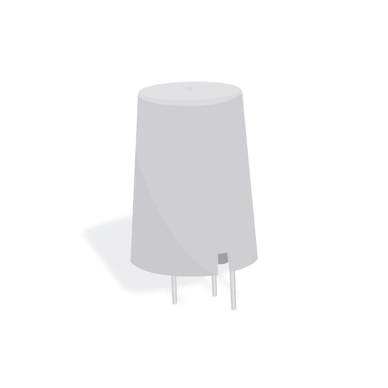 PaPIRs MOTION SENSOR VZ series 170uA (White)