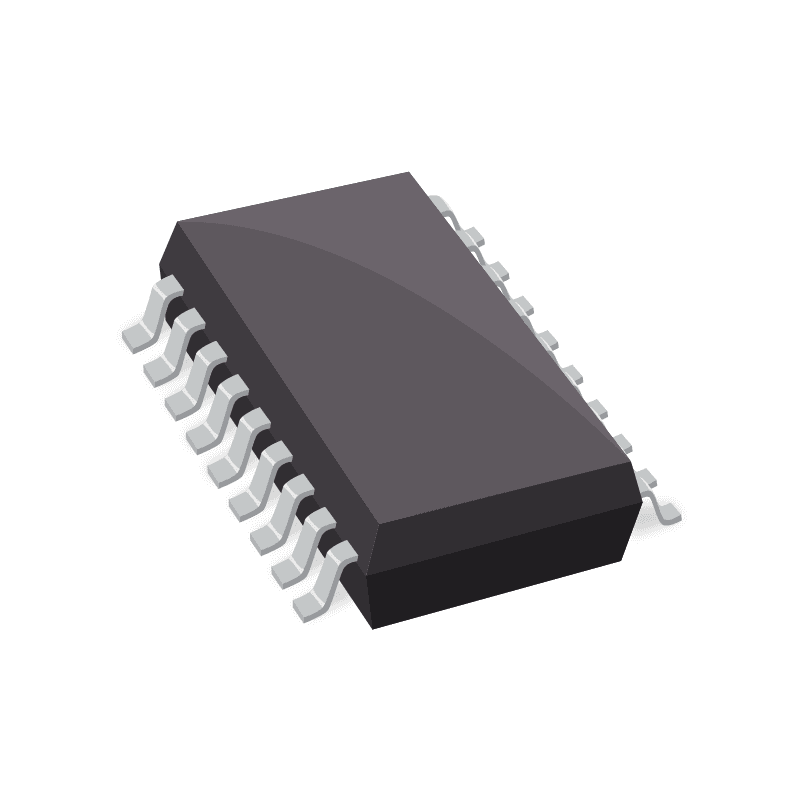 Eight channels 50V 500mA SOP-18-300mil Darlington Transistor Arrays ROHS