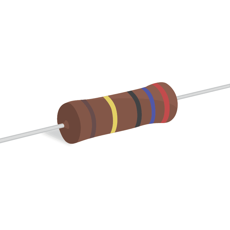 Resistor; Metal Film; Res 180 Ohms; Pwr-Rtg 2 W; Tol 5%; Axial; Ceramic Housed