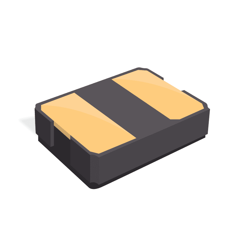 Crystal 0.032768MHz ±20ppm (Tol) 7pF FUND 80000Ohm 2-Pin CSMD T/R