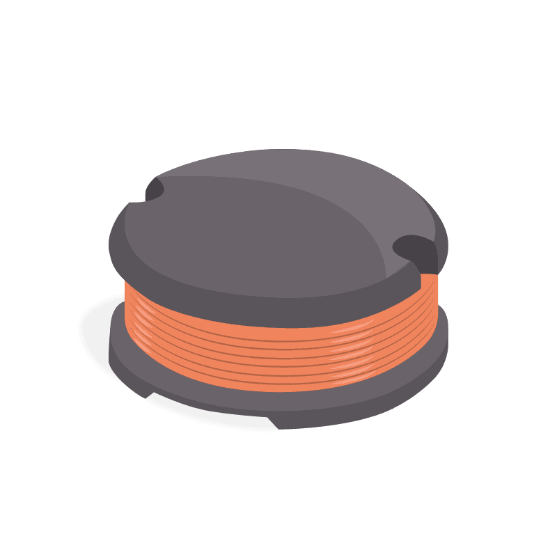 Inductor Power Semi-Shielded Wirewound 33uH 20% 100KHz 20Q-Factor Ferrite 1.7A 0.145Ohm DCR T/R