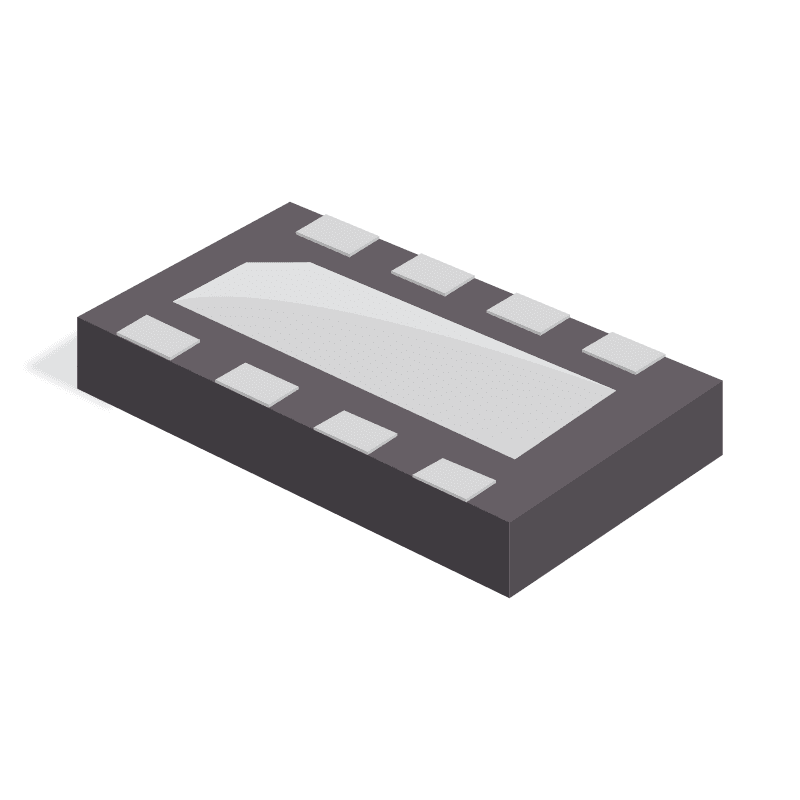 LDO Regulator Pos 1.1V 0.5A/1A 8-Pin DFN EP T/R