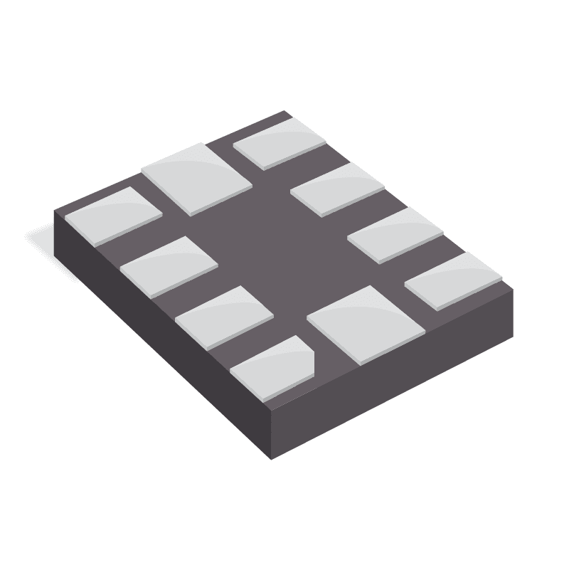 High accuracy remote and local temperature sensor with pin-programmable bus address 10-QFN -40 to 125