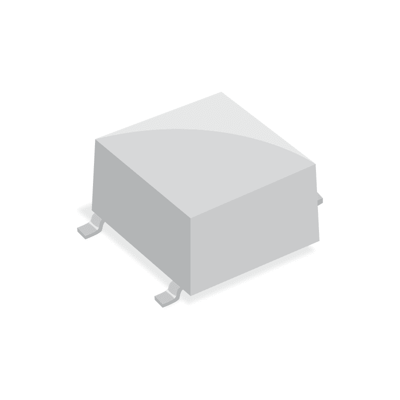 Res Cermet Trimmer 2K Ohm 10% 1/4W 12(Elec)Turn 1.78mm (6.35 X 6.36 X 8.46mm) Gull Wing SMD Embossed T/R