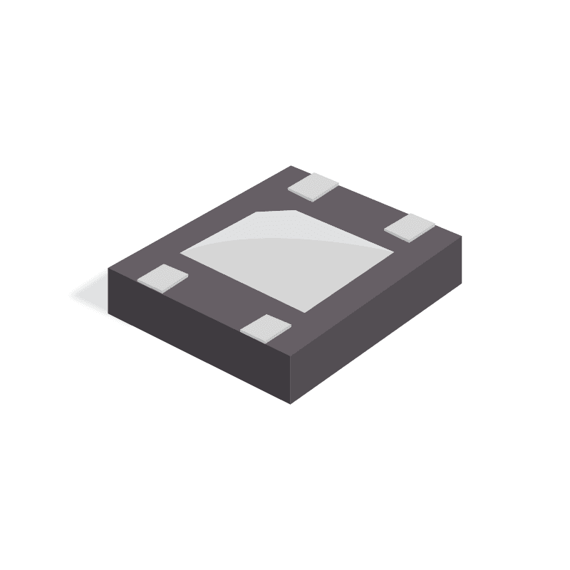 Low power (5 Hz, <1µA), low voltage (up to 5.5V) switch 4-X2SON -40 to 85