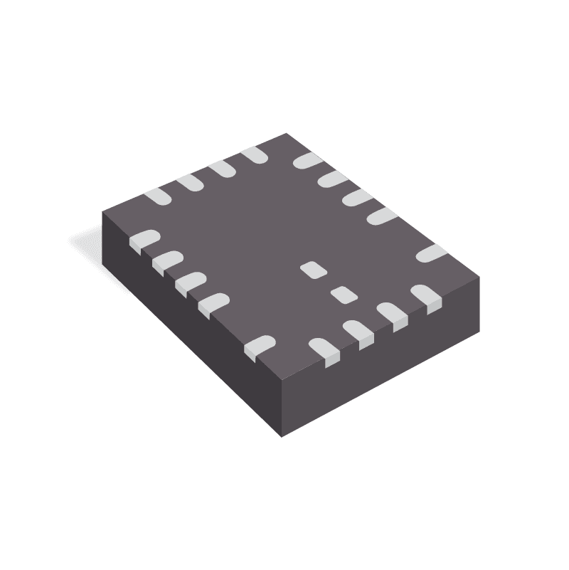 Switching Regulator, Current-mode, 3000kHz Switching Freq-Max, PQCC18