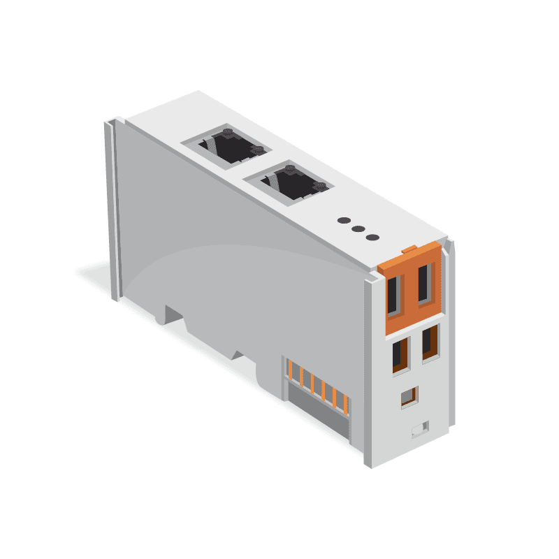 EtherCAT Terminal, 4-channel digital input, 24 V DC, TwinSAFE