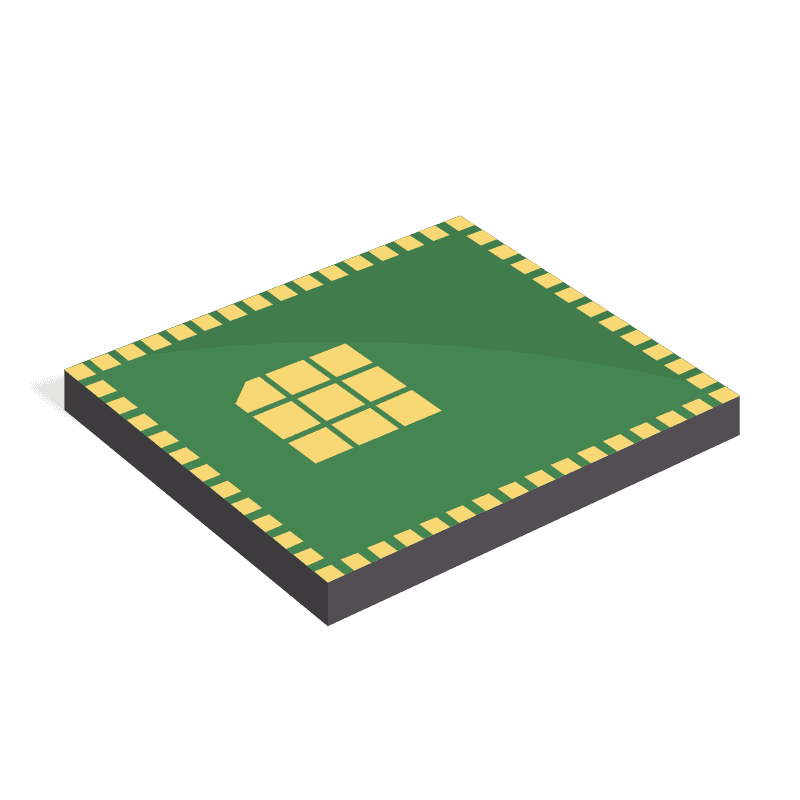 SimpleLink™ 32-bit Arm Cortex-M4 Wi-Fi CERTIFIED™ wireless module with antenna 63-QFM -40 to 85