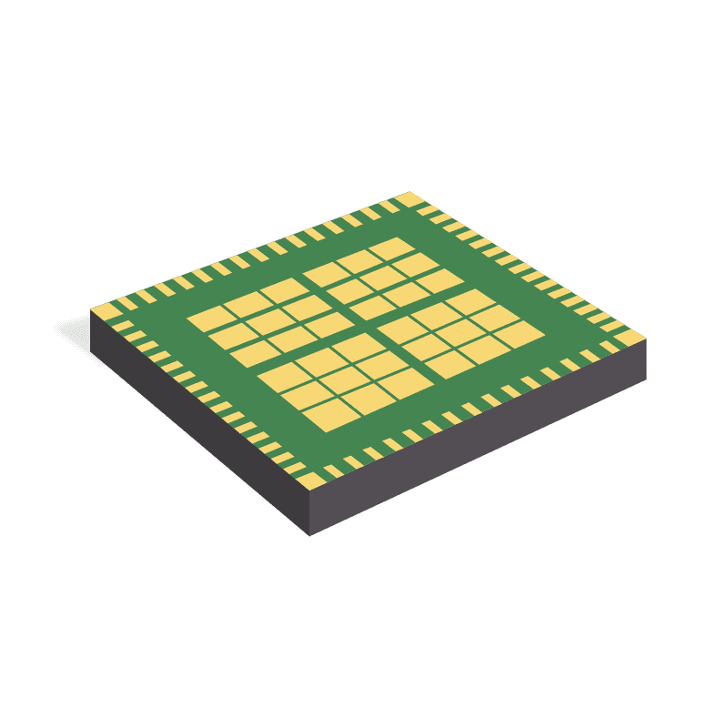 WiLink™ 8 industrial dual band, 2x2 MIMO Wi-Fi®, Bluetooth® Dual Mode module 100-QFM -40 to 85