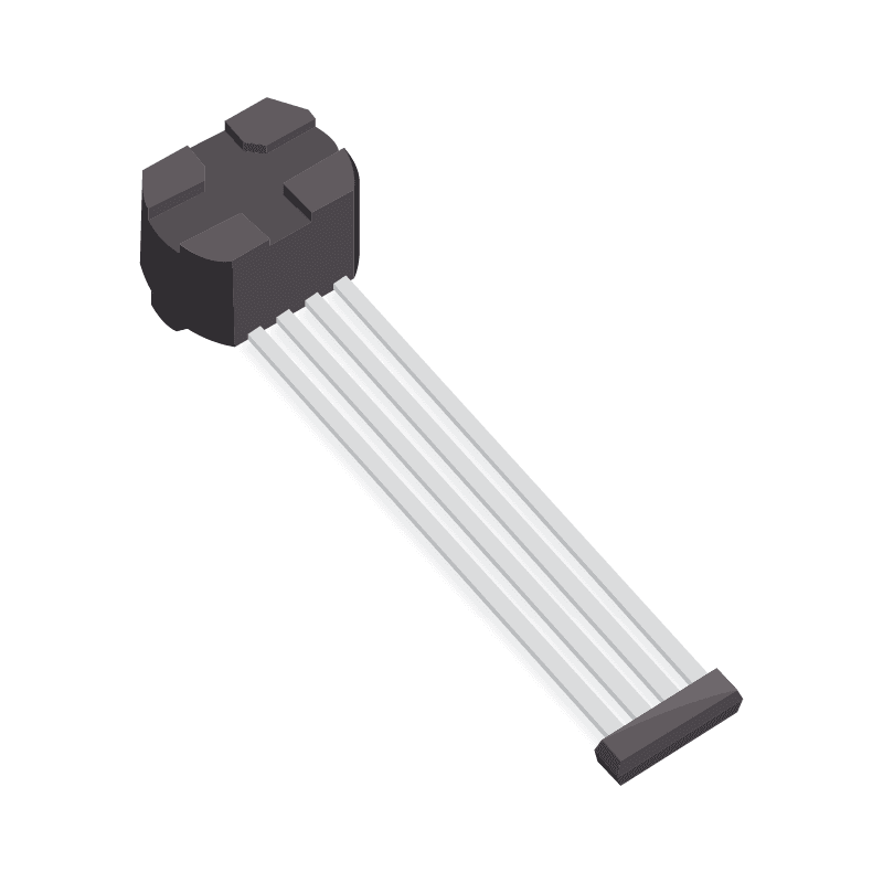 Hall Effect Sensor 20mA Differential 5V/9V/12V/15V/18V 4-Pin SIP Module(SG) T/R