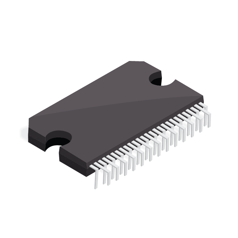 Audio Amp Speaker 1-CH Mono/2-CH Stereo 150W Class-AB 27-Pin FLEXIWATT(Vertical) Tube