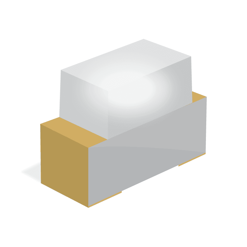 IR12-21C Series 65 mA 5 mW/sr 1.2 V 940 nm SMT Right Angle Chip Infrared LED