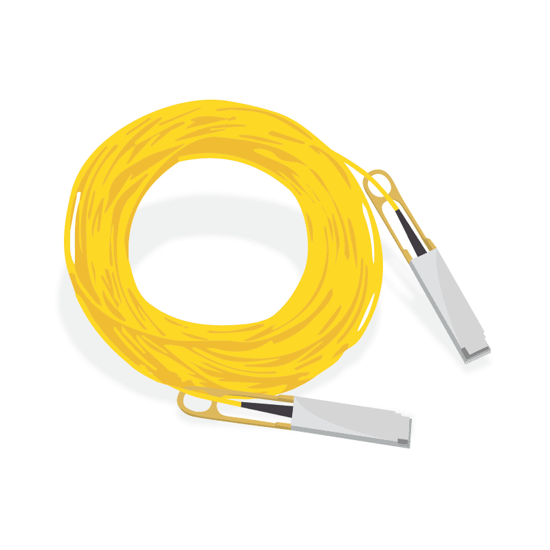 Passive Fiber Cable, SMF, MPO12 APC to MPO12 APC, 5m