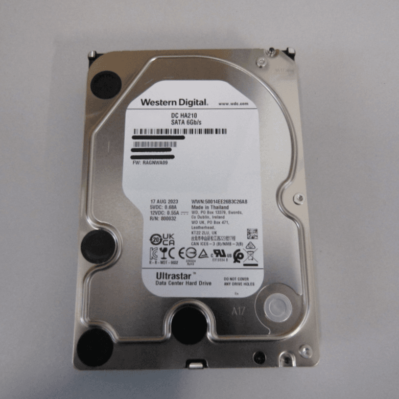 1TB Ultrastar DC HA200 3.5" 7200RPM SATA III SE Hard Disk Drive