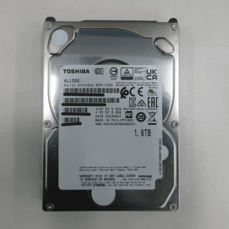 2.4TB AL15SE 2.5" 10.5k RPM SAS Hard Disk Drive