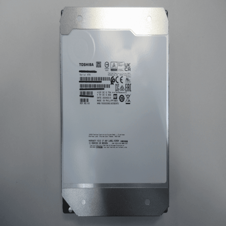 16TB MG08 3.5" 7200 RPM SATA III Hard Disk Drive