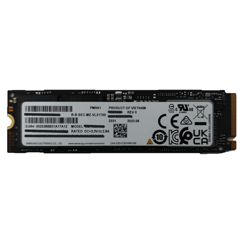 PM9A1 Series 512GB M.2 2280 PCIe 4.0 x4 NVMe SSD