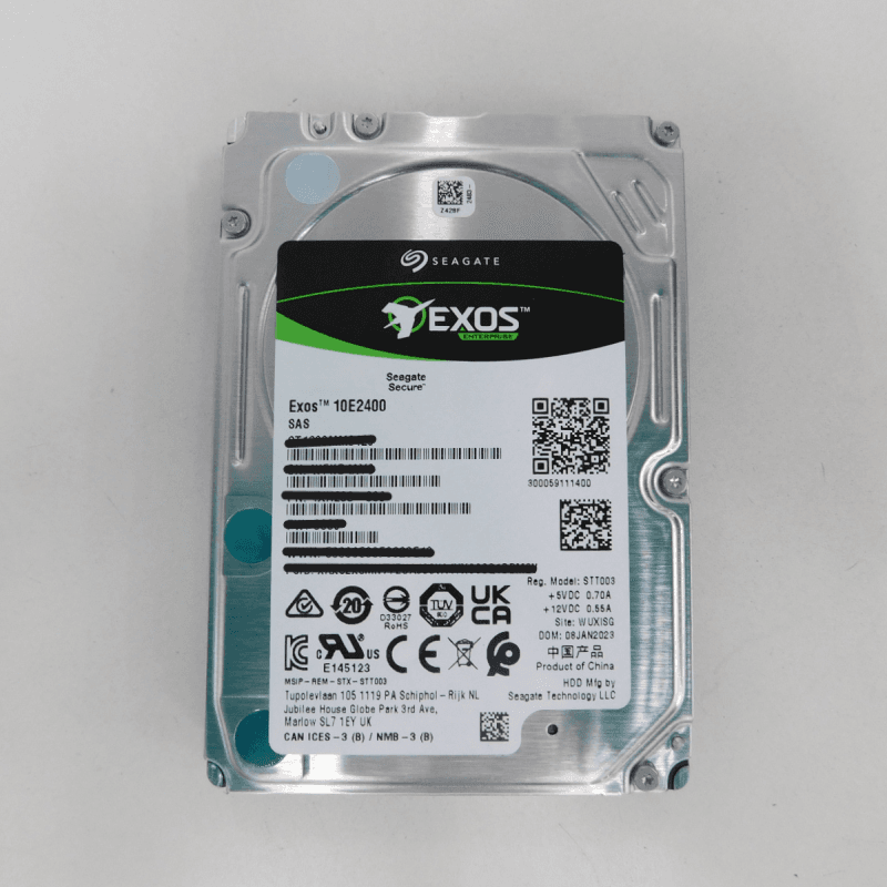 2.4TB Exos 10E2400 2.5" 10k RPM SAS Hard Disk Drive