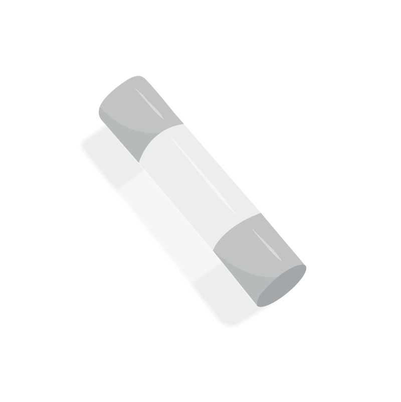 Fuse Midget Fast Acting 20A 600V Holder In-Line Melf 10.32 X 38.1mm Melamine Carton CSA/UL