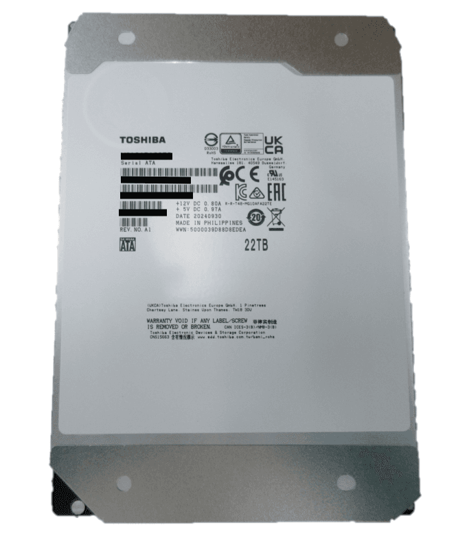 20TB MG10 3.5" 7200 RPM SATA III Hard Disk Drive
