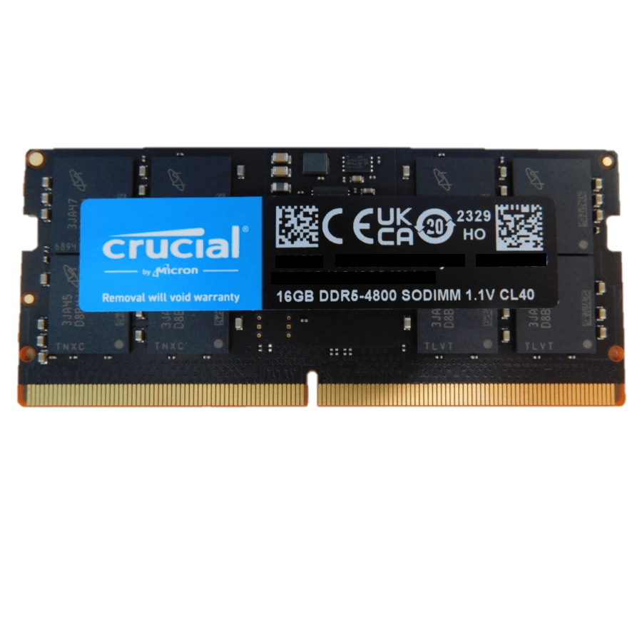 16GB DDR5 5600 SODIMM 1Rx8 1.1V