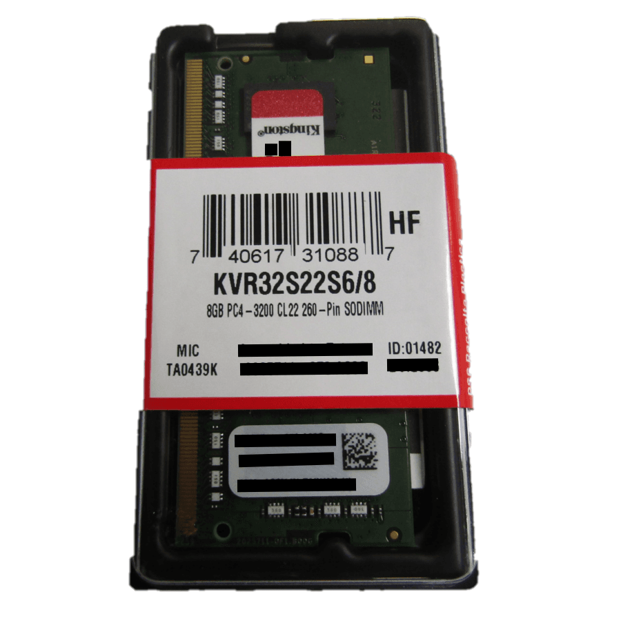 8GB DDR4 3200 SODIMM 1Rx8 1.2V