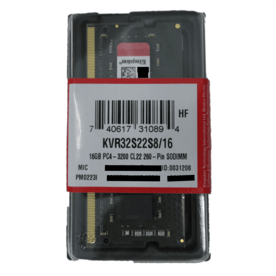 16GB DDR4 3200 SODIMM 1Rx8 1.2V