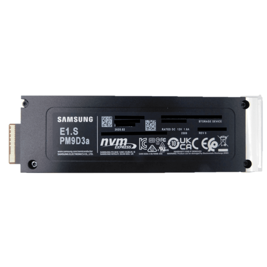 PM9D3a Series 3.84TB E1.S PCIe 5.0 x4 NVMe SSD