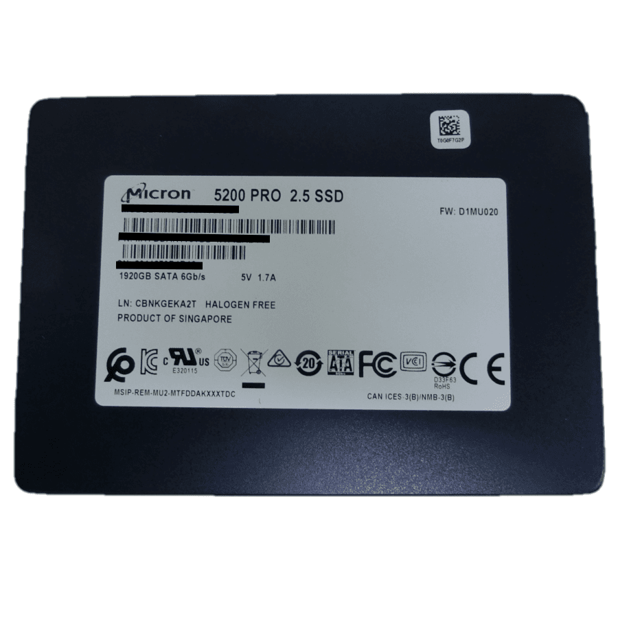 5200 Series 1.92TB 2.5" SATA III SSD