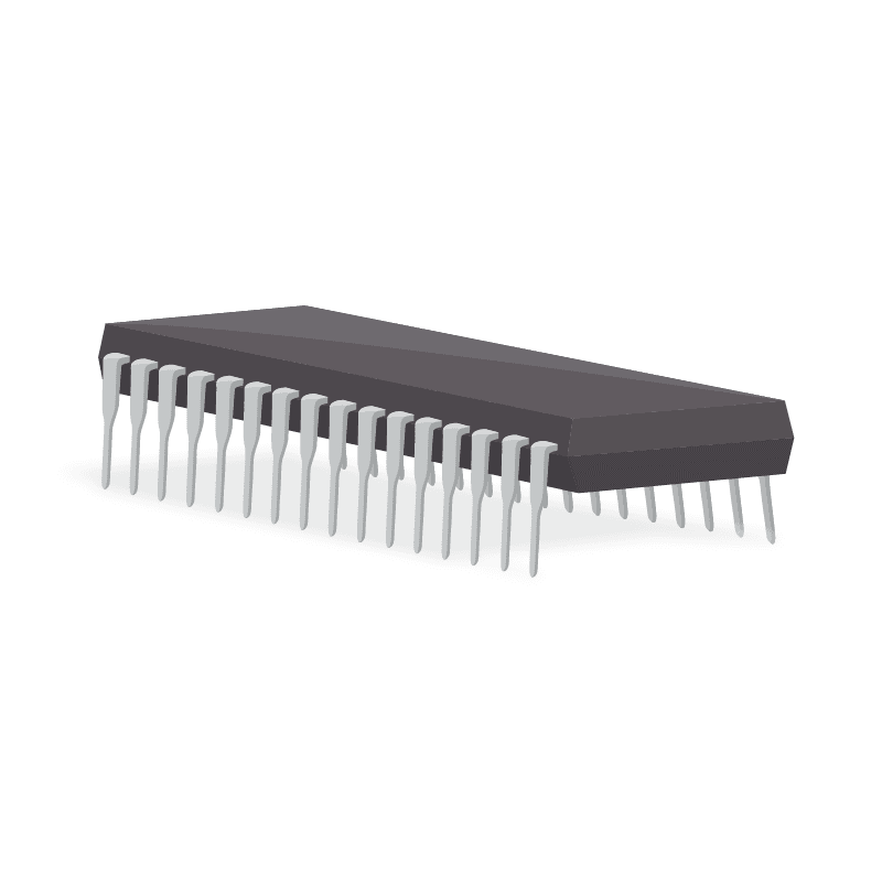 Memory OTP EPROM, 1Mb, 128K x 8, 5Vcc, -40°C to 85°C, 32-PDIP, RoHS
