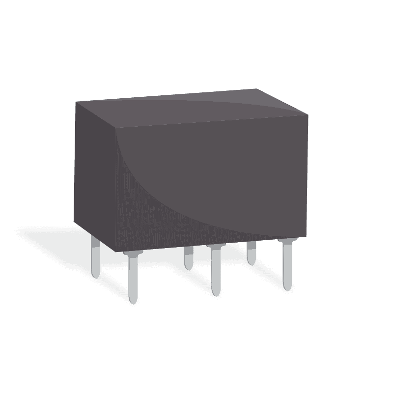 Electromechanical Relay SPST-NO/SPST-NC 5A 24VDC 1.92KOhm Through Hole