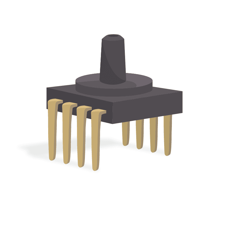 Pressure Sensor, 10BAR, Diff/gauge;