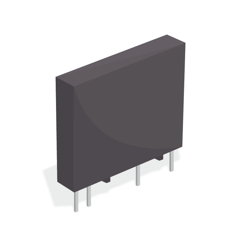 PA-N Series SPST 5 V 5 A PC Pin Non Latching Slim Power Relay