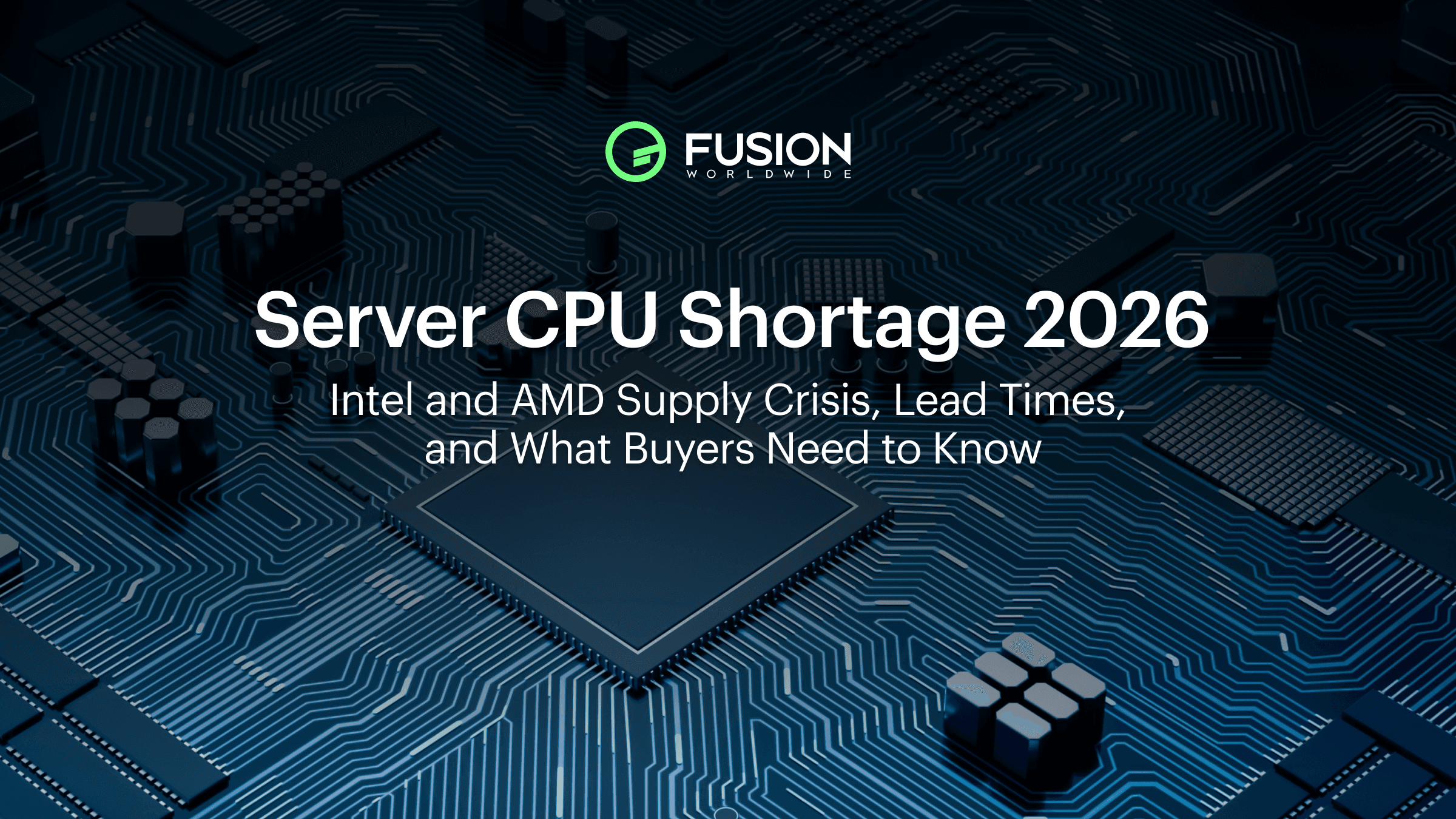 Server CPU Supply and Pricing in 2026