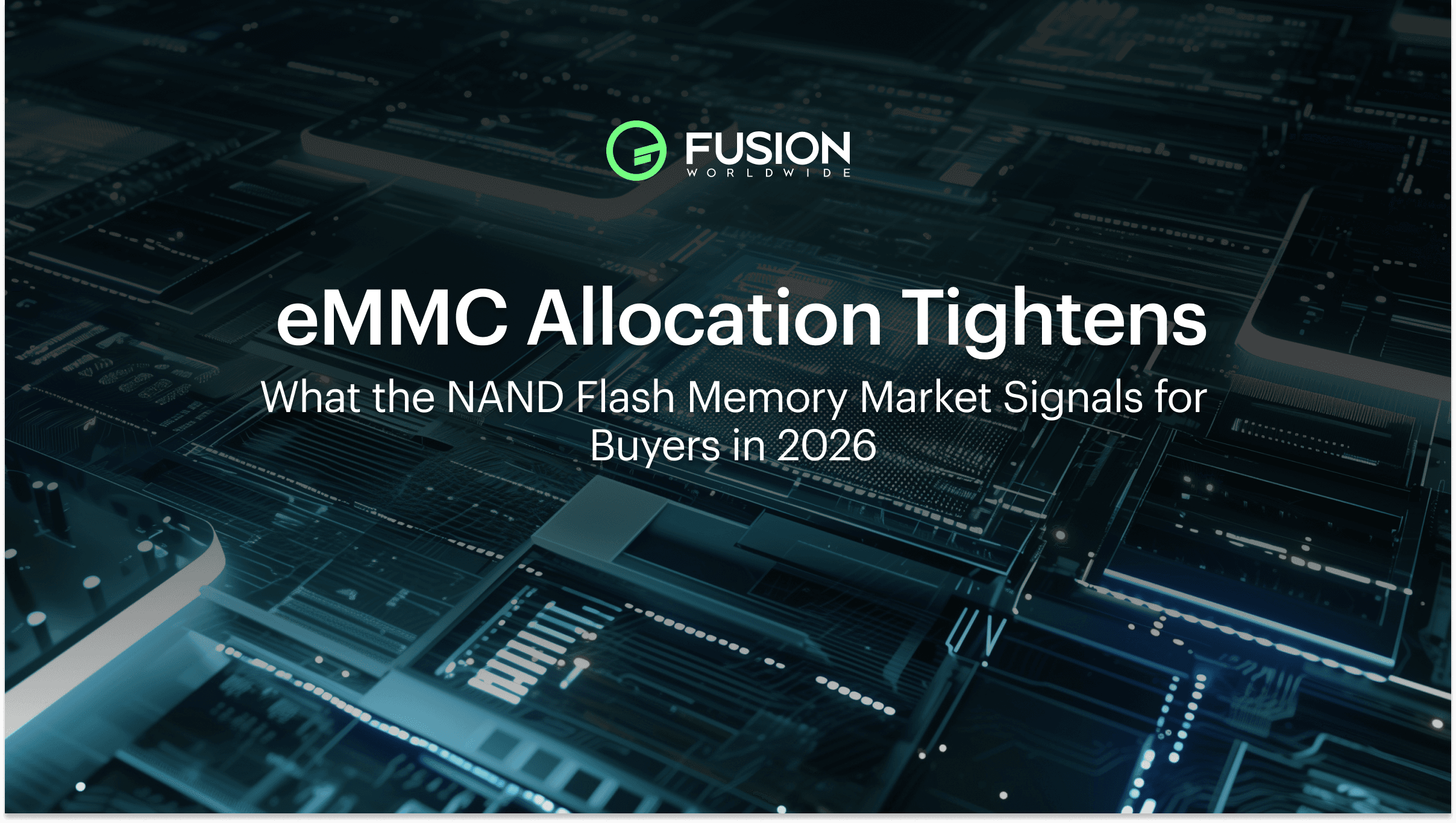 eMMC allocation tightening as NAND flash demand rises across AI and automotive markets