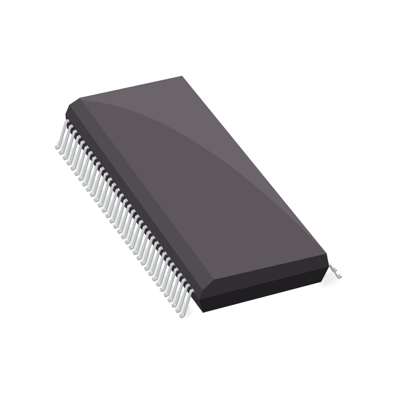 DRAM Chip DDR SDRAM 512M-Bit 32Mx16 2.5V 200 MHz 66-Pin TSOP Tray