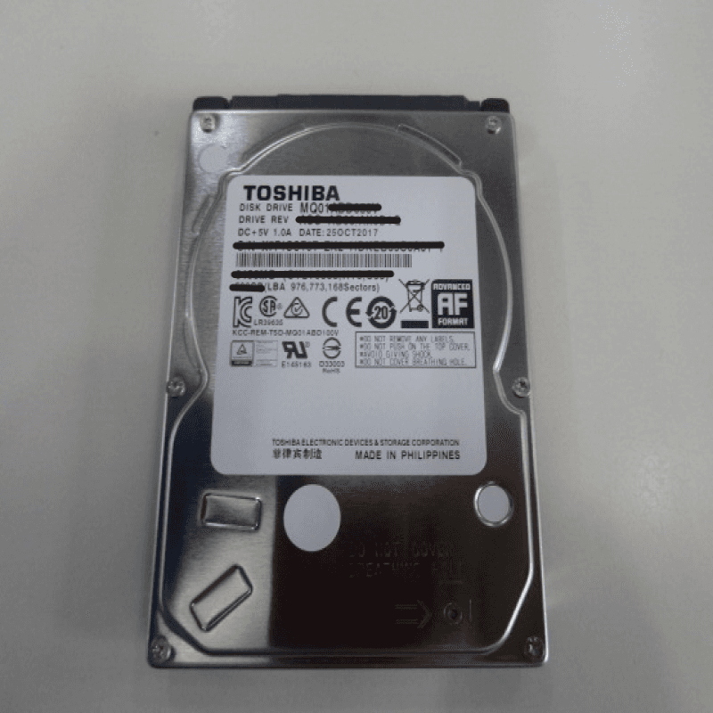 500GB MQ01ACF 2.5" 7200 RPM SATA III Hard Disk Drive