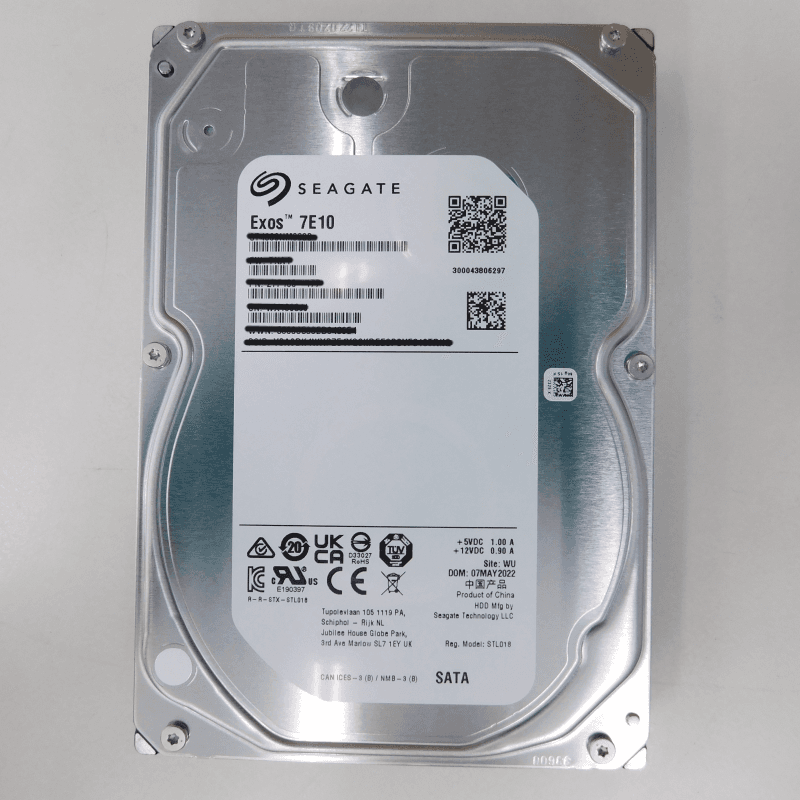 8TB Exos 7E10 3.5" 7200 RPM SATA III Hard Disk Drive