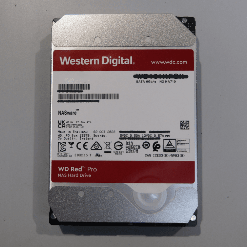 16TB Red Pro 3.5" 7200 RPM SATA III Hard Disk Drive