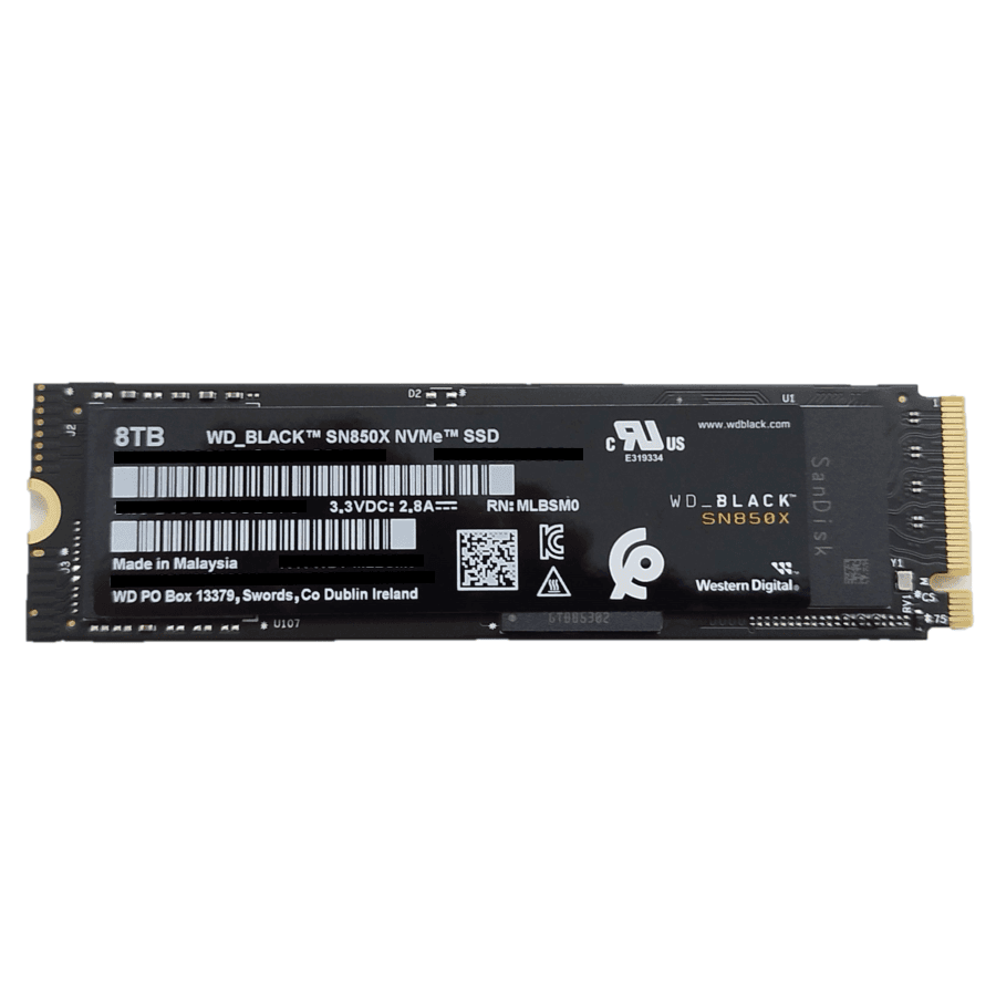 Black SN850X Series 8TB M.2 2280 PCIe 4.0 x4 NVMe SSD